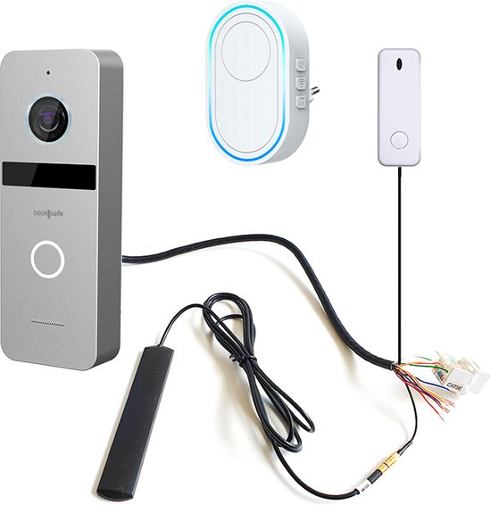 Doorsafe 6666 PRO professionele video deurbel FHD 2MP wifi & netwerkkabel