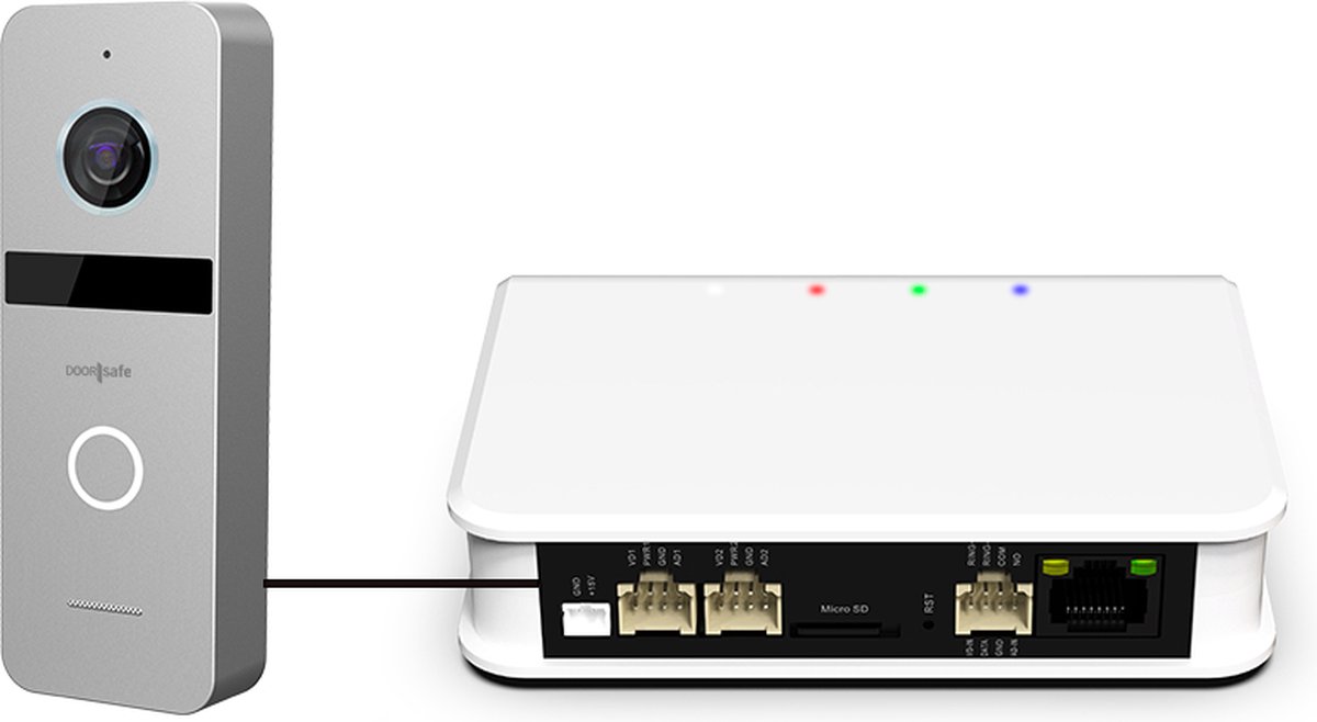 De Doorsafe 6700 PRO internet deurbel met camera FHD 2MP in één oogopslag