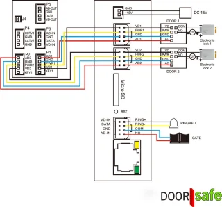 Doorsafe 6705 PRO internet deurbel met camera en WiFi gong