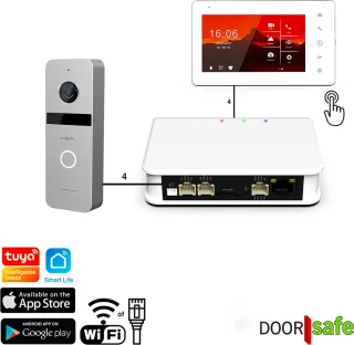 Doorsafe 6750 PRO internet deurbel met camera en 7" touchscreen