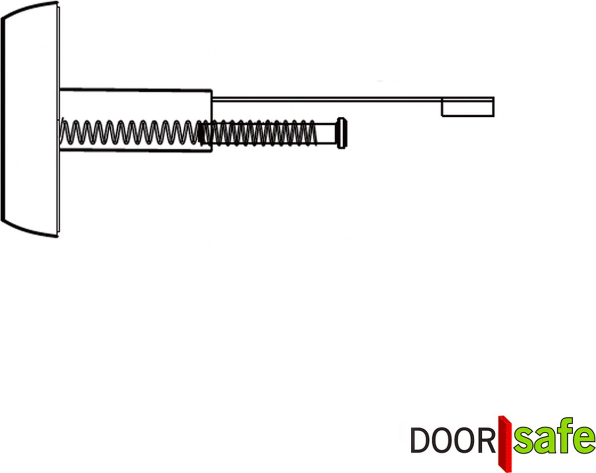 Doorsafe 6912 digitale deurspion 2,4" scherm
