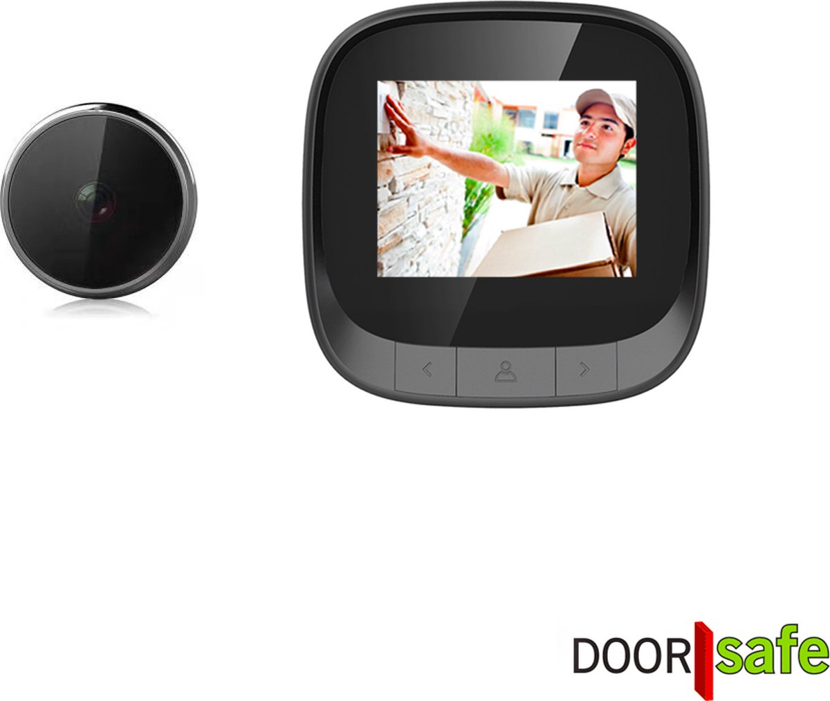 Doorsafe 6912 digitale deurspion 2,4" scherm