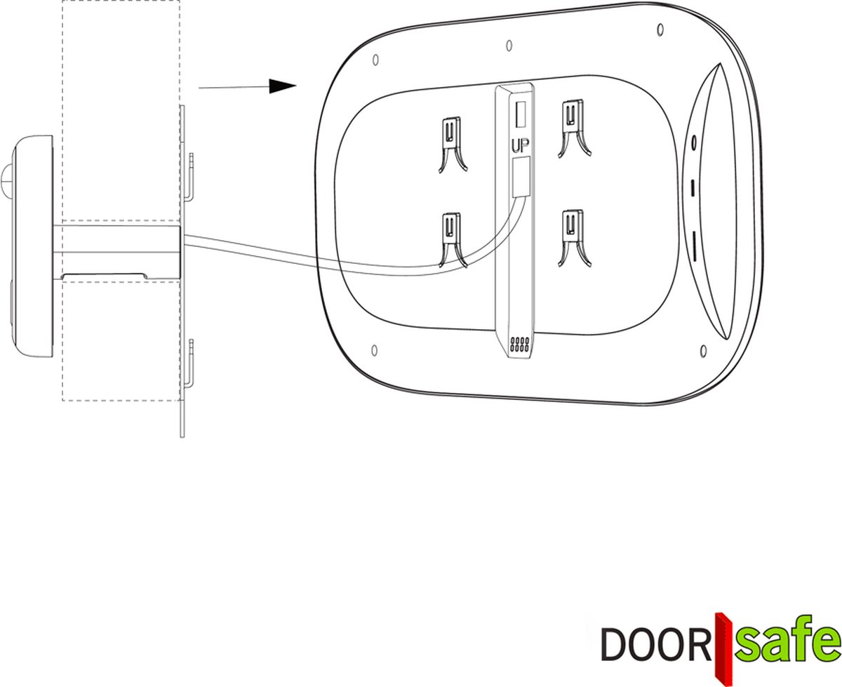 Doorsafe 6913 Digitale Deurspion 4,3"