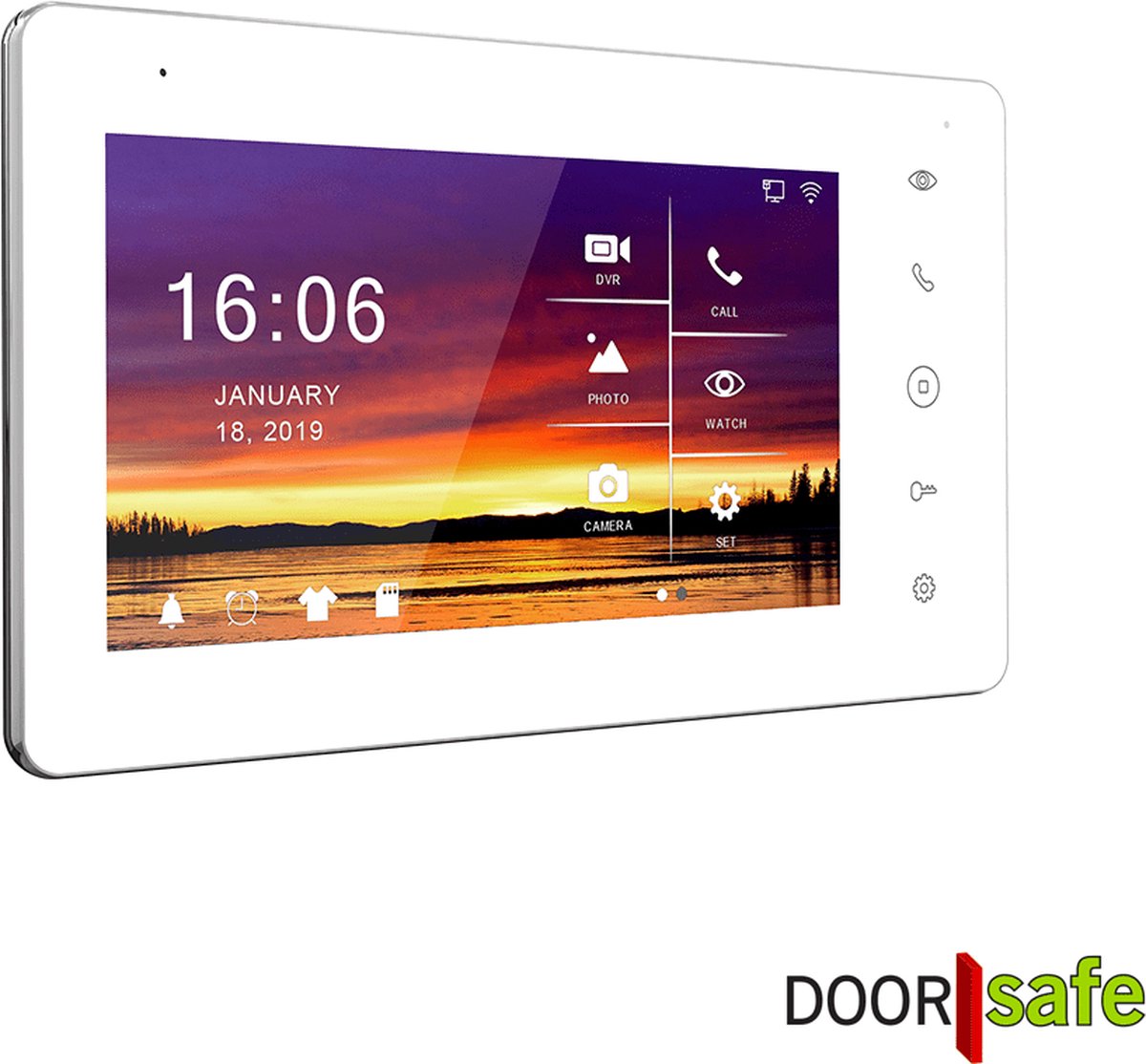 Doorsafe 7566 PRO internet video deurbel 2MP 2x7" touch
