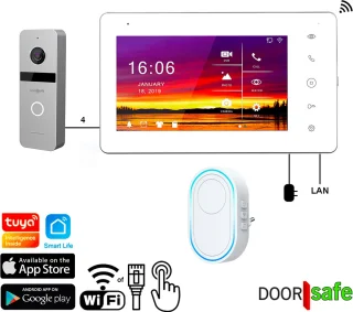 Doorsafe 7569 PRO internet video deurbel 7" touchscreen 2MP