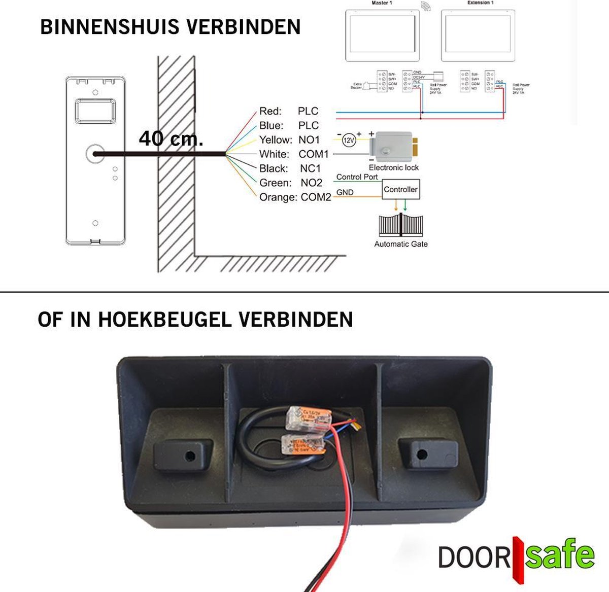 Doorsafe 7700 PRO FHD 2MP Deurbel met 7" Touchscreen