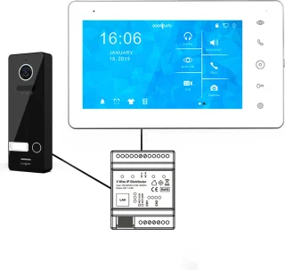 Doorsafe 7700 PRO FHD 2MP Deurbel met 7" Touchscreen