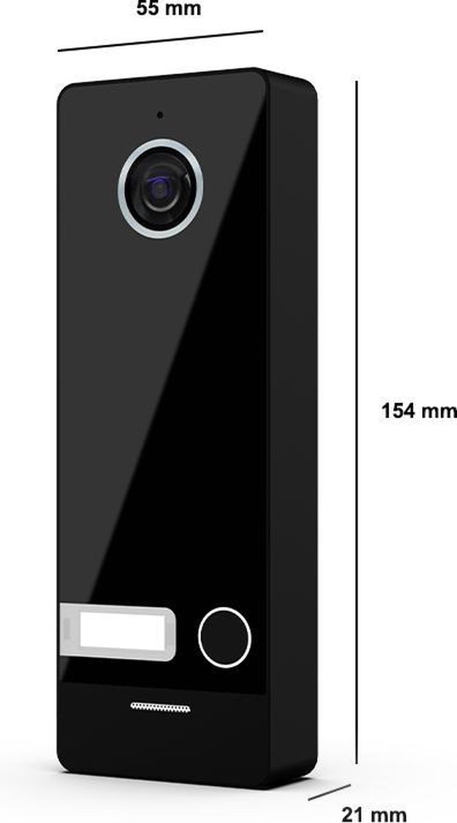 Doorsafe 7700 PRO FHD 2MP Deurbel met 7" Touchscreen
