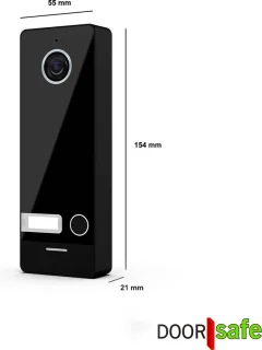 Doorsafe 7710 PRO HD WiFi deurbel met 7" scherm zwart