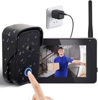 Slimme, draadloze deurbel met camera — altijd zicht op je voordeur