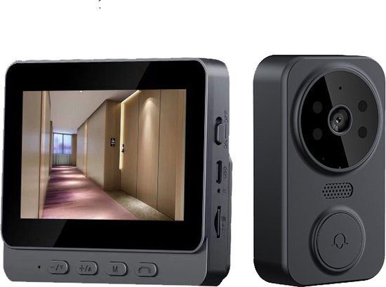 Draadloze videodeurbel 4.3 inch met intercom