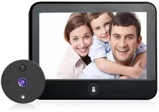Draadloze videodeurbelcamera 4,3-inch monitor