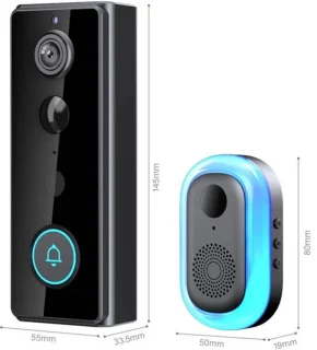 Draadloze wifi video intercom deurbel