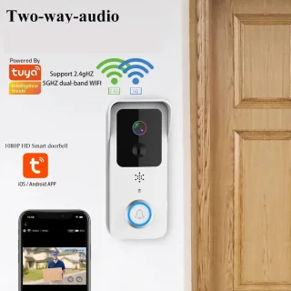 Draadloze WiFi Videodeurbel 1080P HD 5G 64GB SD