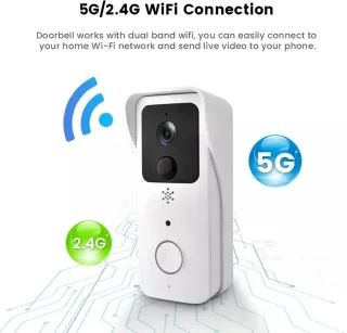Draadloze WiFi Videodeurbel 1080P HD 5G 64GB SD