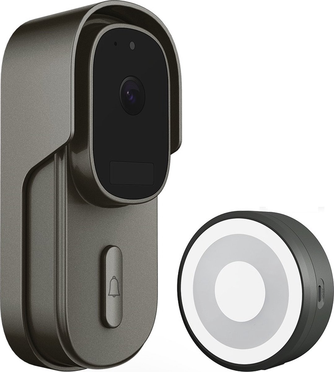 DrPhone LM4-A Camera Deurbel met Binnenbel Zwart