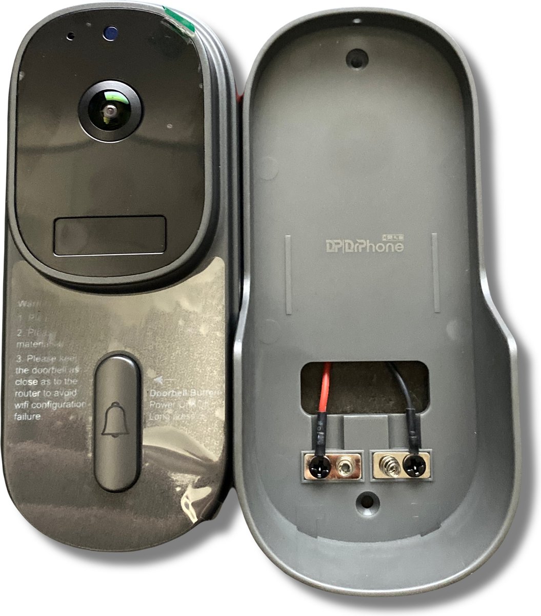 DrPhone LM4-A Camera Deurbel met Binnenbel Zwart