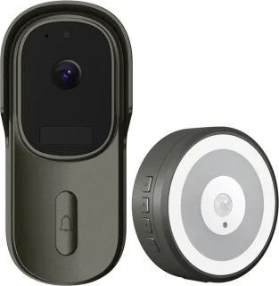 DrPhone LM4-A Camera Deurbel met Binnenbel Zwart