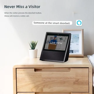 DrPhone LM4-B Camera Deurbel Met Binnenbel Zwart