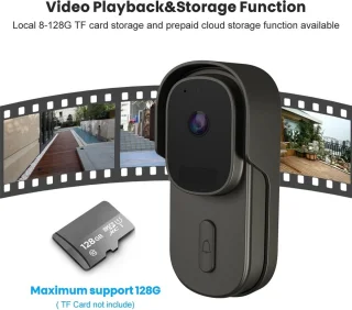 DrPhone LM4-C Camera Deurbel Zwart