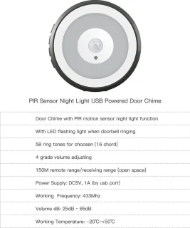 DrPhone LM4-D Camera Deurbel Zwart