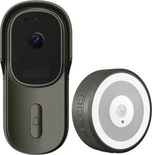 DrPhone LM4-D Camera Deurbel Zwart