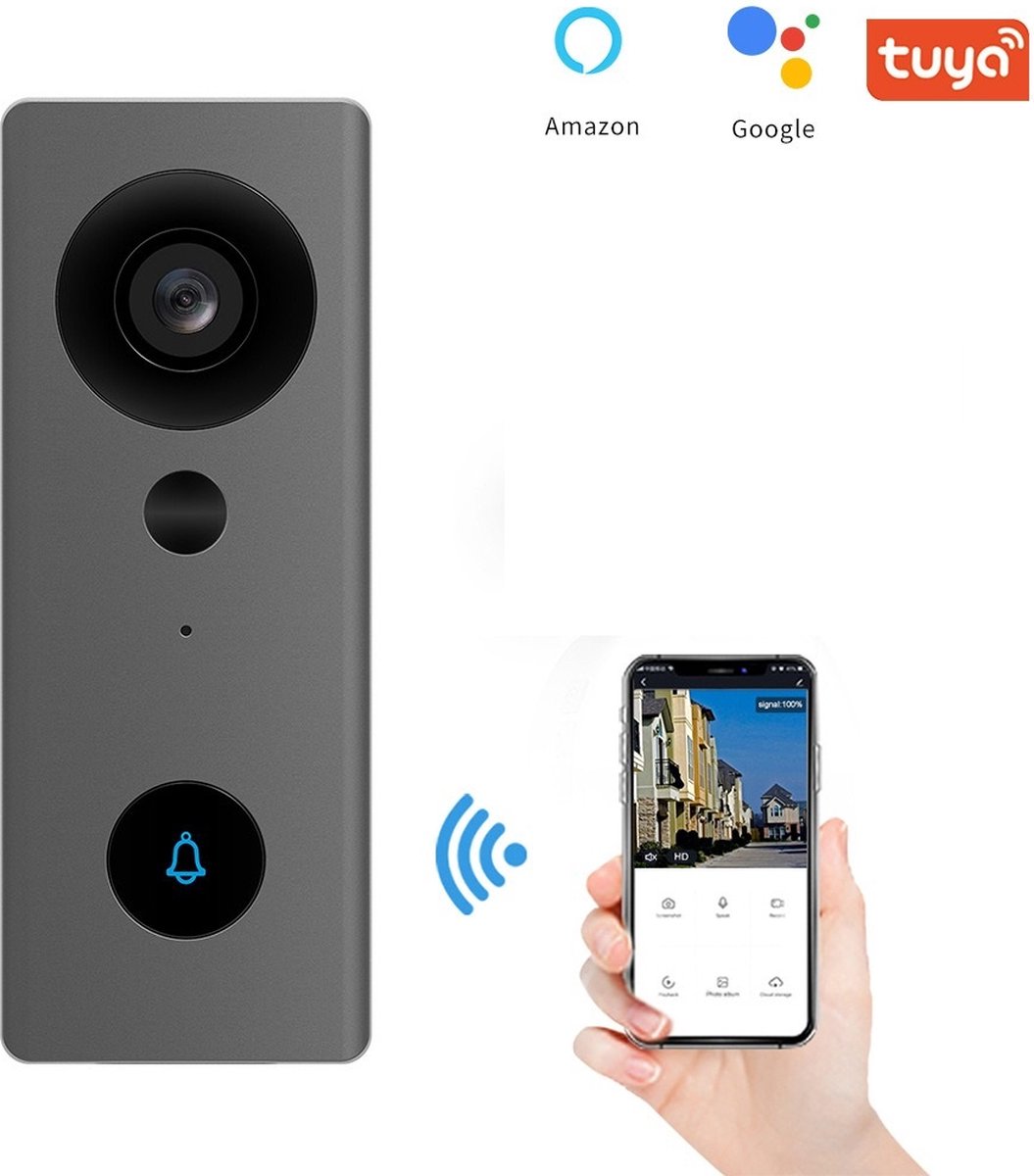 DrPhone LM6-A Bekabelde Camera Deurbel Zwart