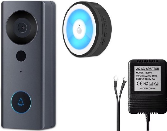 DrPhone LM6-A Bekabelde Camera Deurbel Zwart