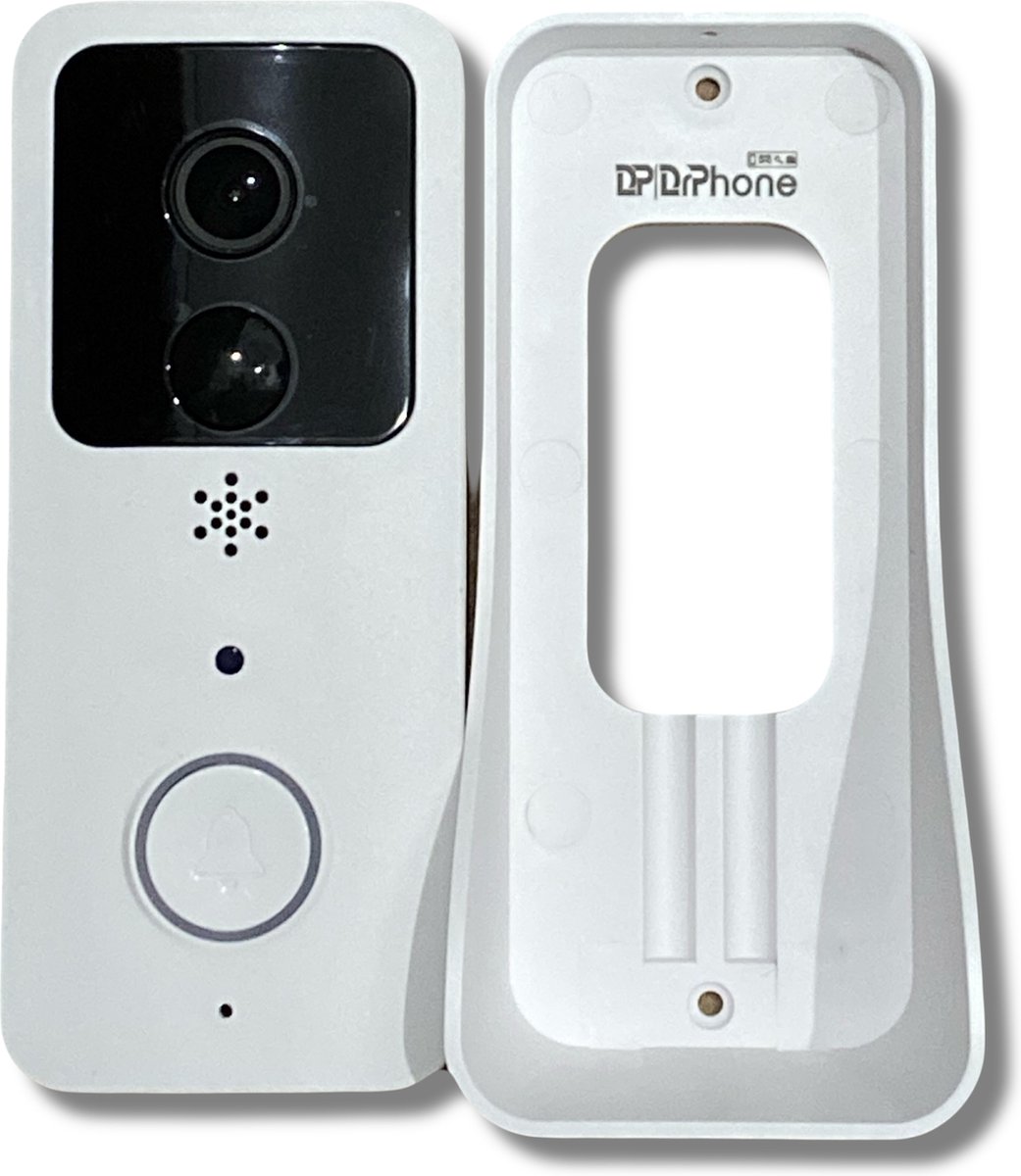 DrPhone LM7 Camera Deurbel Met Binnenbel Set Wit