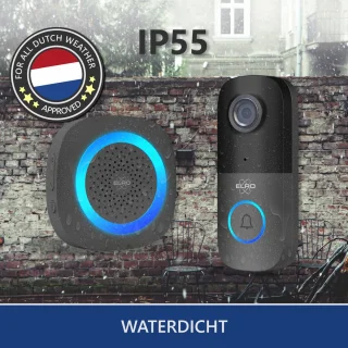 ELRO DV2000IP Wifi Video Deurbel met Binnenunit 1080P Full HD