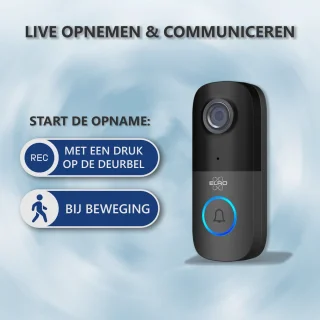 ELRO DV2000IP Wifi Video Deurbel met Binnenunit 1080P Full HD