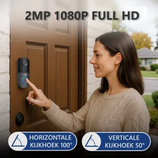 ELRO DV2000IP Wifi Video Deurbel met Binnenunit 1080P Full HD