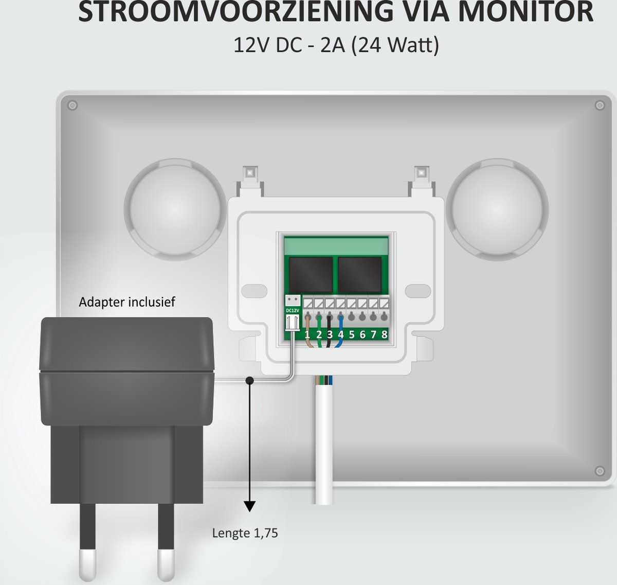 ELRO DV4000-4 Video Deurintercom voor 4 Appartementen