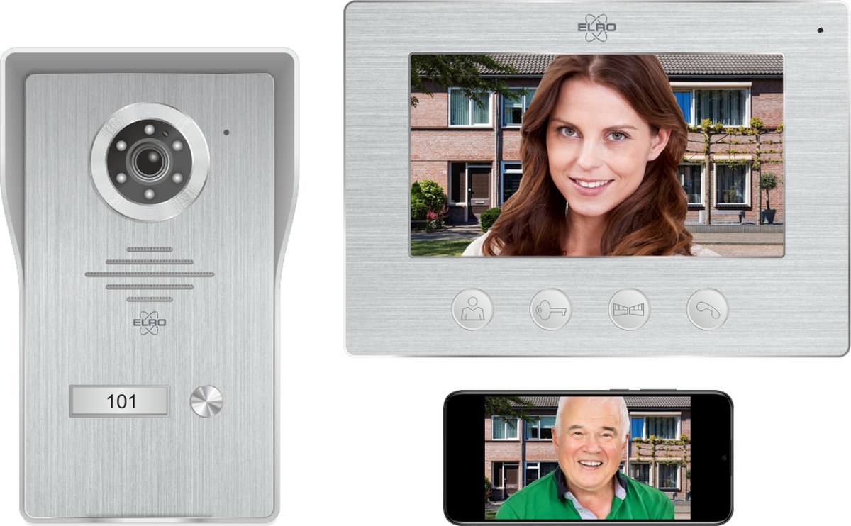 ELRO DV4000IP Wifi Video Deurintercom 1080P Full HD