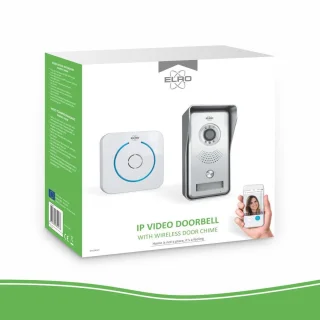 ELRO DVC040IP Wifi IP Video Deurbel met Binnengong