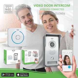 ELRO DVC040IP Wifi IP Video Deurbel met Binnengong