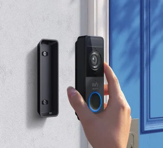 Eufy by Anker Videodeurbel + 2K Beveiligingscamera bundel Zwart wit