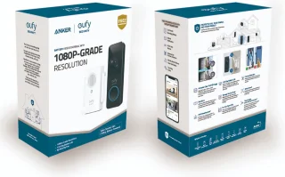 eufy C210 Slim Video Deurbel Draadloos Zwart