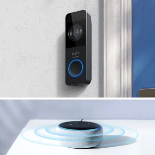 eufy C210 Slim Video Deurbel Draadloos Zwart