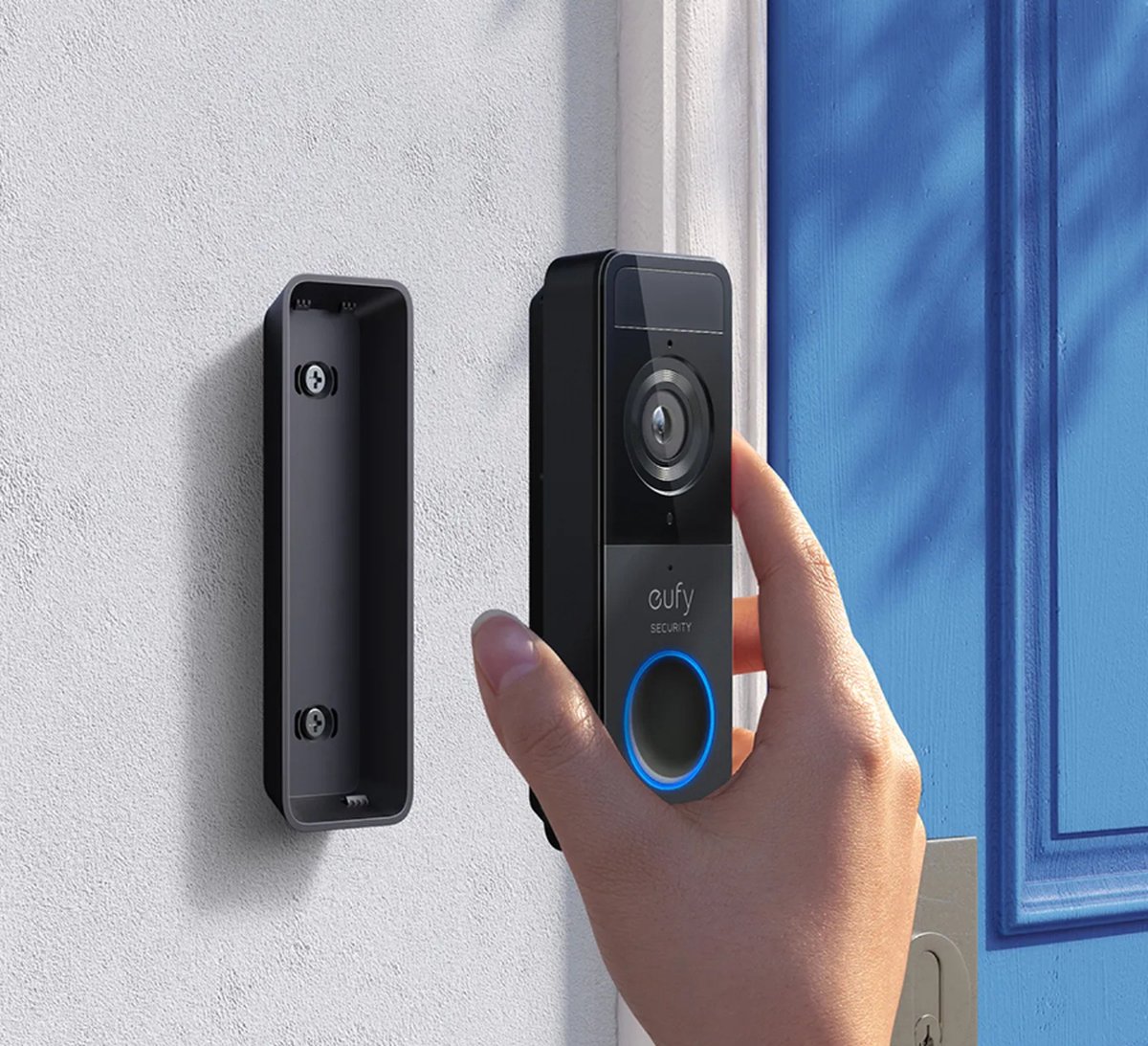 eufy C210 Slim Video Deurbel Draadloos Zwart