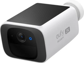 eufy C30 2K Draadloze Video Deurbel + Samsung 64GB MicroSD + eufy S220 SoloCam 2K Solar Camera Bundel