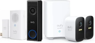 Eufy Deurbel Starterkit 2K + 2C Camera + Deurbelgong
