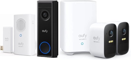 Eufy Deurbel Starterkit 2K + 2C Camera + Deurbelgong