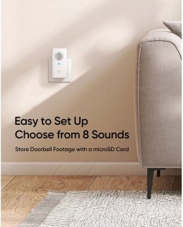 Wat vinden we goed aan de eufy Deurbelgong E340/C30/C31 Wit 2-pack