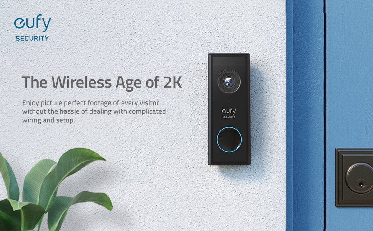 Eufy Doorbell 2K + EufyCam 2C Bundel