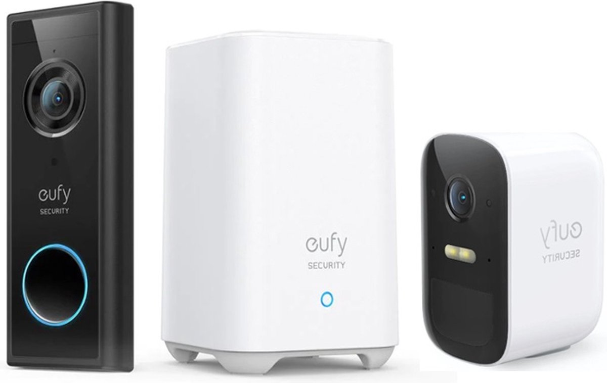 Eufy Doorbell 2K + EufyCam 2C Bundel