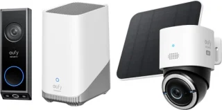 eufy E340 2K video deurbel + eufyCam E330 4K beveiligingscamera + HomeBase S380 bundel