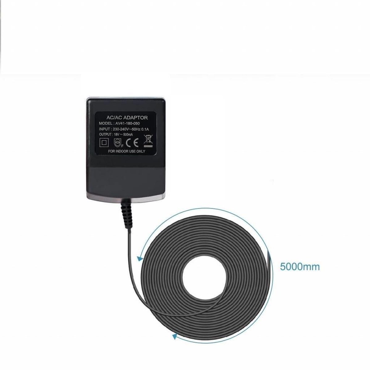 Eufy Ring deurbel adapter 230V-18V AC transformator