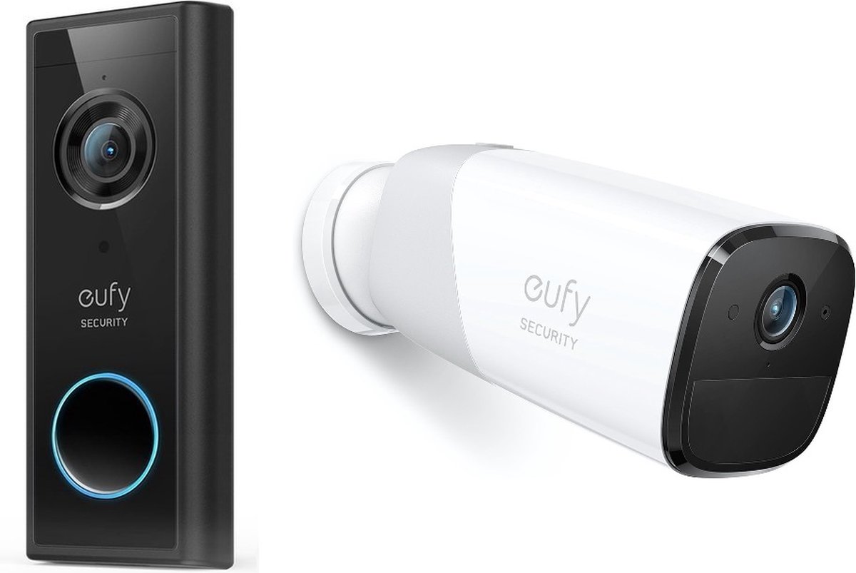 De eufy S220 Draadloze Video Deurbel + eufyCam 2 Pro Bundel in één oogopslag