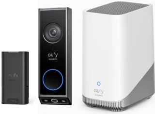 eufy Security E340 Video Deurbel + HomeBase 3 S380 + Accu Bundle